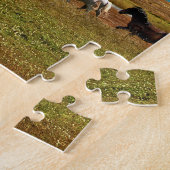 Pferdeherde Galloping im Feld Puzzle (Seite)