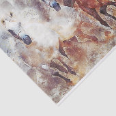 Pferdeherde Seidenpapier (Ausschnitt)