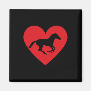 Pferdeherz Reiten Reiten Reiten Magnet