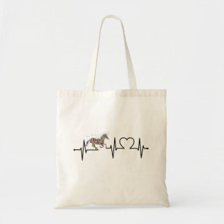 Pferdeherzschlag Tragetasche