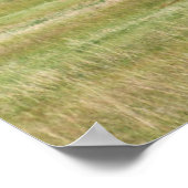Pferdehöre in Hayfield Poster (Ecke)
