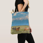 Pferdehöre in Hayfield Tasche (Von Nahem)