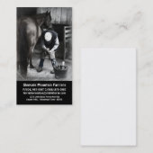 Pferdehufschmied-Dienstleistungen - Huf-Ordnung Visitenkarte (Vorne/Hinten)