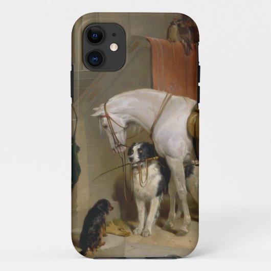 Pferdehunde Lieblinge Malerei Landseer Propert Case-Mate iPhone Hülle (Rückseite)