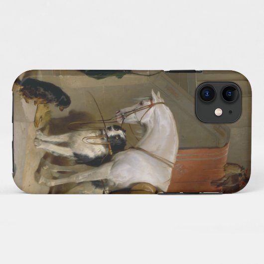 Pferdehunde Lieblinge Malerei Landseer Propert Case-Mate iPhone Hülle (Rückseite (Horizontal))
