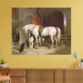 Pferdehunde Lieblinge Malerei Landseer Propert Leinwanddruck (Insitu (Wohnzimmer))
