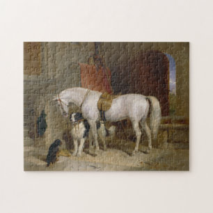 Pferdehunde Lieblinge Malerei Landseer Propert Puzzle