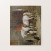 Pferdehunde Lieblinge Malerei Landseer Propert Puzzle (Vertikal)
