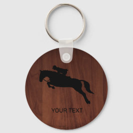 Pferdehüpfen Dressage Reittier Schlüsselanhänger