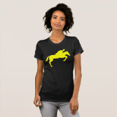 Pferdehüpfen - Gelb T-Shirt (Vorne ganz)