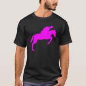 Pferdehüpfen - Magenta T-Shirt (Vorderseite)