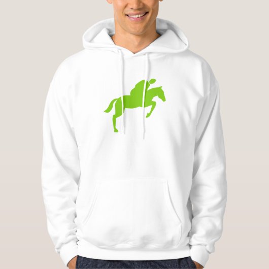Pferdehüpfen - Mars Green Hoodie (Vorderseite)