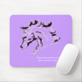 Pferdeillustration Mousepad - Tanz-Zitat (Mit Mouse)