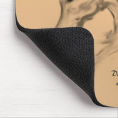 Pferdeillustration Mousepad - Tanz-Zitat (Ecke)