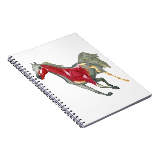 Pferdeinterne Struktur Notizblock (Rechte Seite)