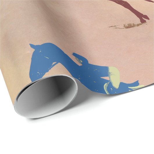 Pferdejäger Geschenkpapier (Rolleneckpunkt)