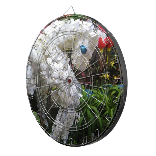 Pferdejahr | 春 節 馬 ... Thema chinesische Blume Dartscheibe (Vorderseite rechts)