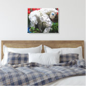 Pferdejahr | 春 節 馬 ... Thema chinesische Blume Leinwanddruck (Insitu (Schlafzimmer))