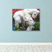 Pferdejahr | 春 節 馬 ... Thema chinesische Blume Leinwanddruck (Insitu (Holzboden))