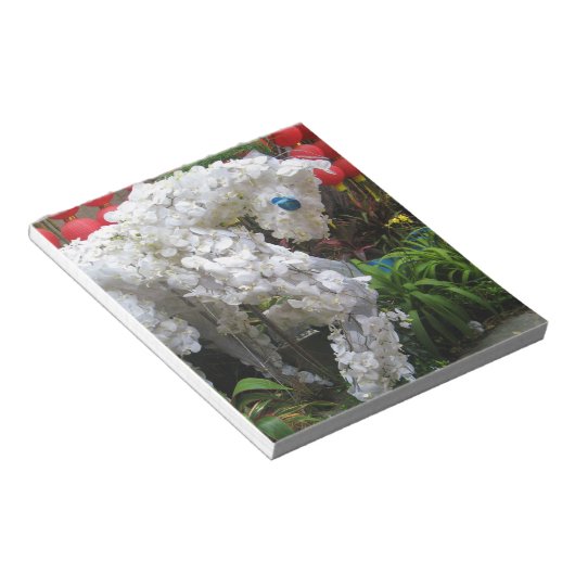 Pferdejahr | 春 節 馬 ... Thema chinesische Blume Notizblock (angewinkelt)