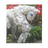 Pferdejahr | 春 節 馬 ... Thema chinesische Blume Notizblock (Vorderseite)