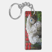 Pferdejahr | 春 節 馬 ... Thema chinesische Blume Schlüsselanhänger (Vorderseite links)