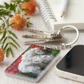 Pferdejahr | 春 節 馬 ... Thema chinesische Blume Schlüsselanhänger (Vorderseite rechts)