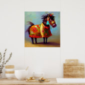 Pferdejahr 10 poster (Küche)