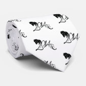 Pferdejahr 2014 krawatte (Gerollt)