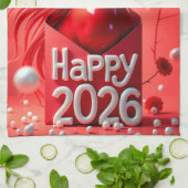 Pferdejahr 2026 geschirrtuch (Gefaltet)