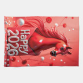 Pferdejahr 2026 geschirrtuch (Horizontal)