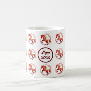Pferdejahr 2026 kaffeetasse