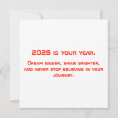 Pferdejahr 2026 karte (Rückseite)