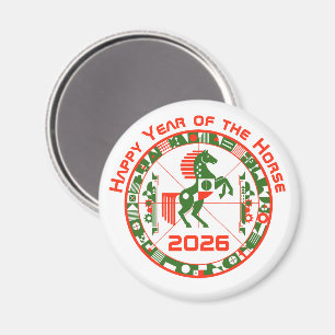 Pferdejahr 2026 magnet