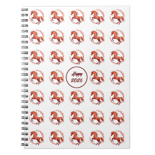 Pferdejahr 2026 notizblock