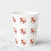 Pferdejahr 2026 pappbecher (Vorderseite)