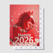 Pferdejahr 2026 pergament einladungen (Versetzt (Einladung))