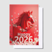 Pferdejahr 2026 pergament einladungen (Versetzt)
