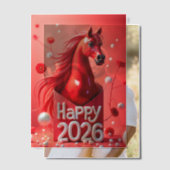 Pferdejahr 2026 pergament einladungen (Versatz (Ehepaar))