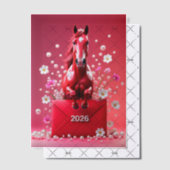 Pferdejahr 2026 pergament einladungen (Versetzt (Einladung))