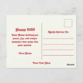 Pferdejahr 2026 postkarte (Rückseite)
