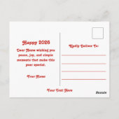 Pferdejahr 2026 postkarte (Rückseite)