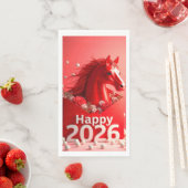 Pferdejahr 2026 serviette (Beispiel)