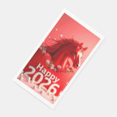 Pferdejahr 2026 serviette (Ecke)