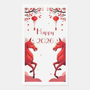 Pferdejahr 2026 serviette
