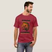 Pferdejahr 2026 T-Shirt (Vorne ganz)