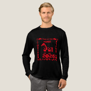Pferdejahr 2026 Tri-Blend shirt