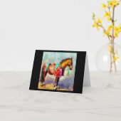 Pferdejahr 6 karte (Gelbe Blume)