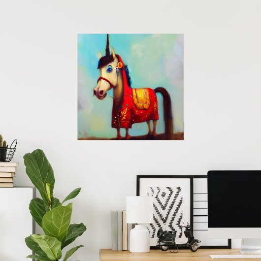 Pferdejahr 7 poster (Heimbüro)