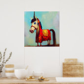 Pferdejahr 7 poster (Küche)